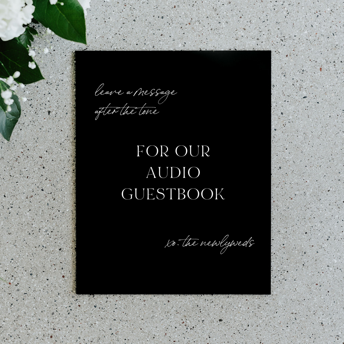 Audio Guestbook Sign