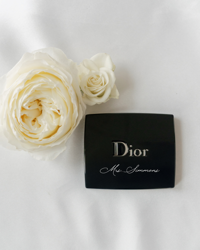 Blush Compact Lettering In Claire