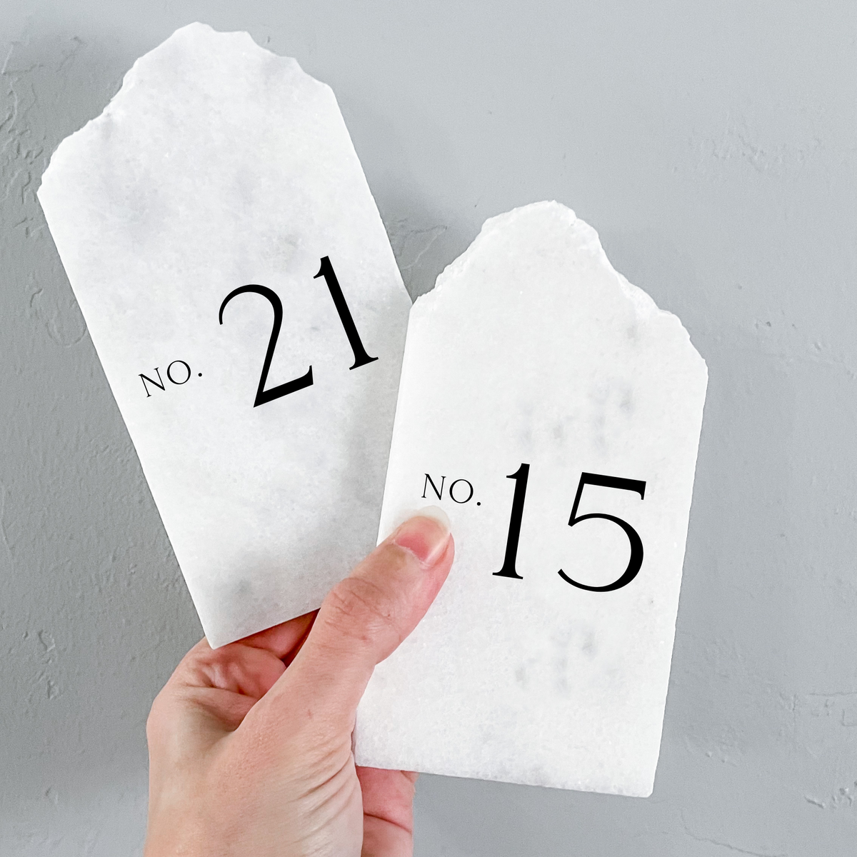 Wedding Marble Stone Table Numbers
