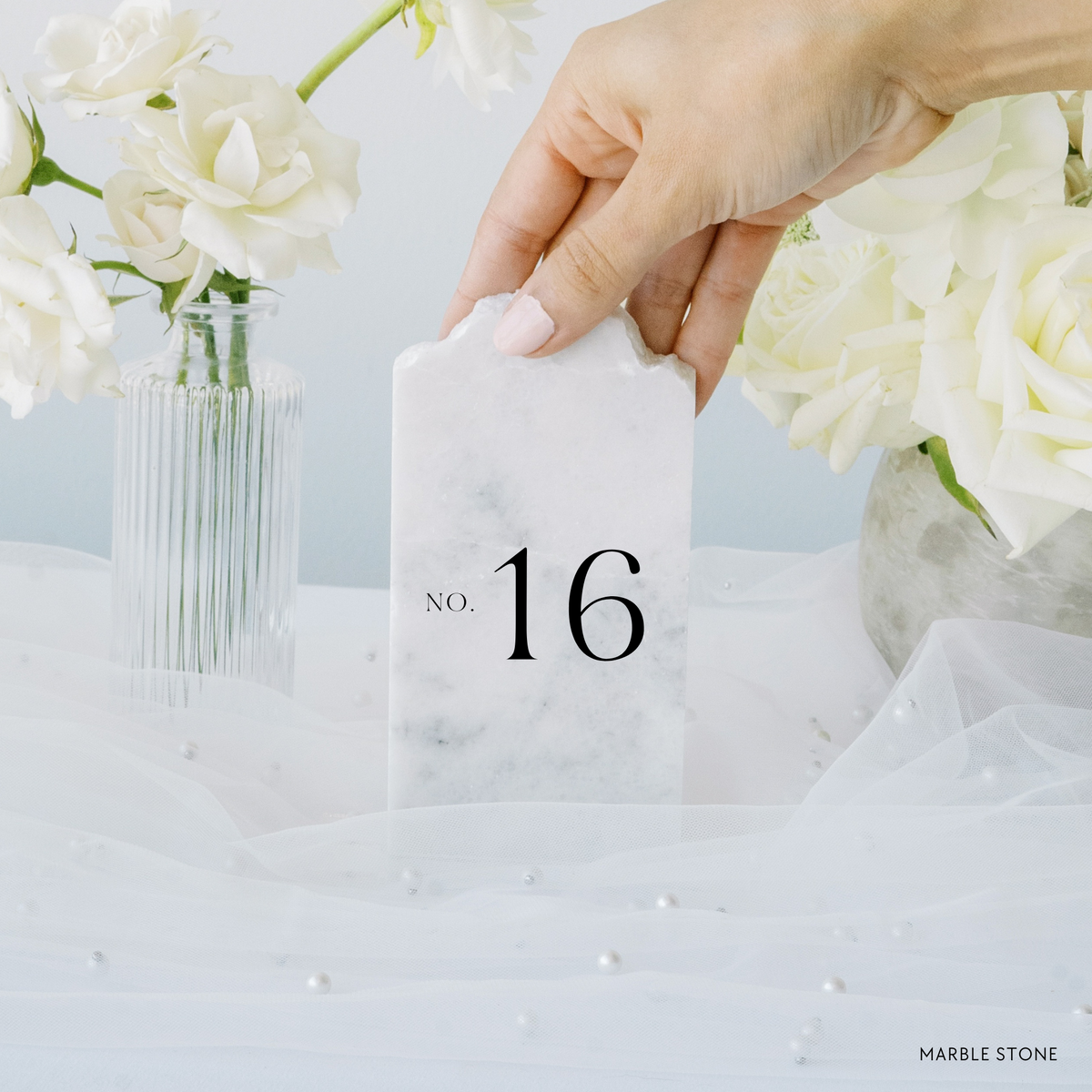 Wedding Marble Stone Table Numbers