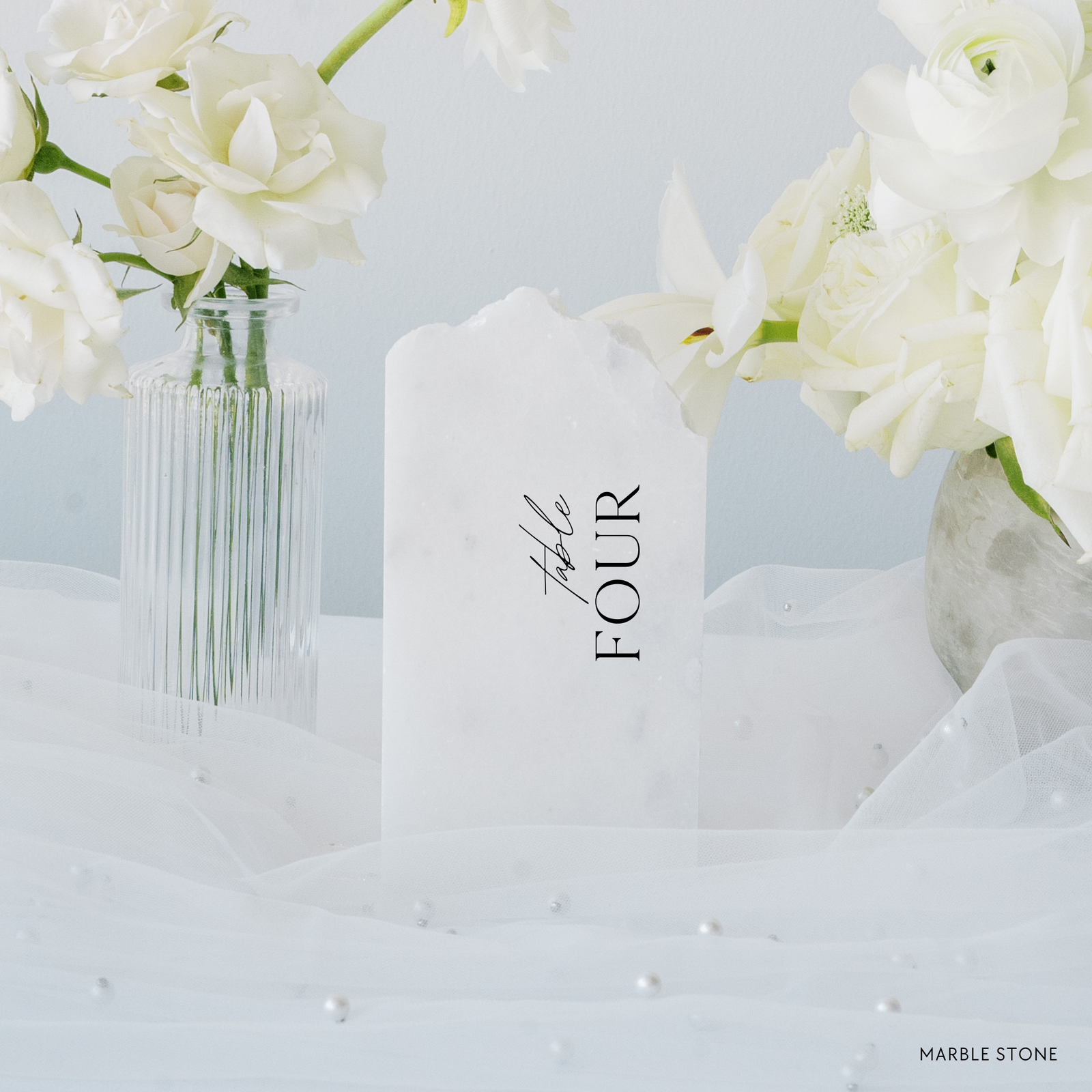 Wedding Marble Stone Table Numbers
