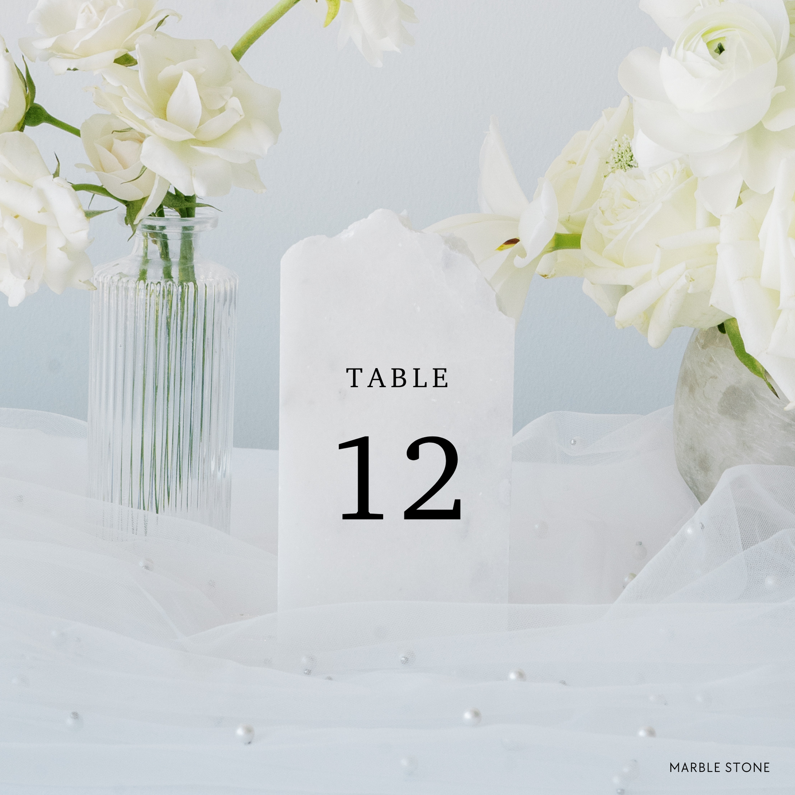 Wedding Marble Stone Table Numbers