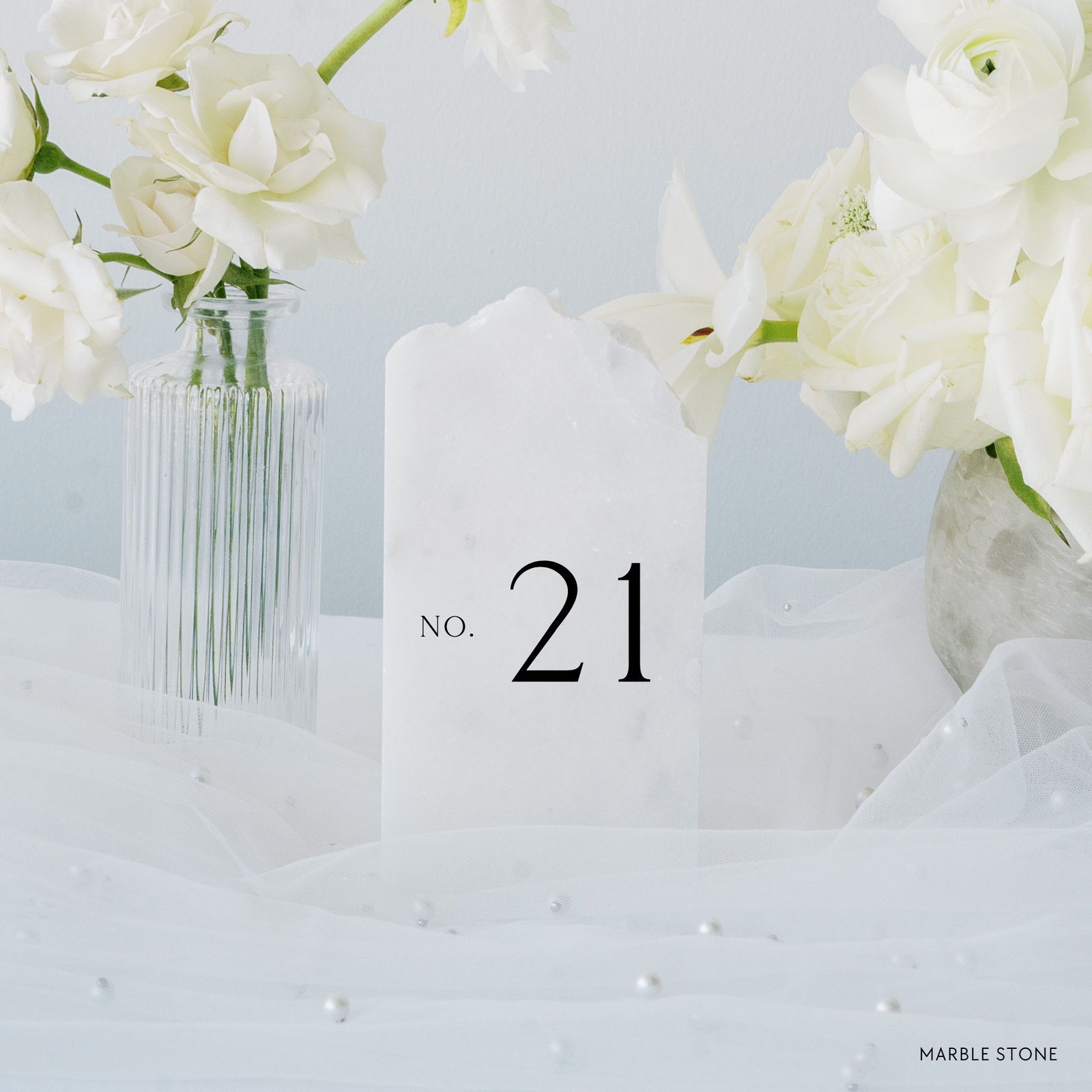 Wedding Marble Stone Table Numbers