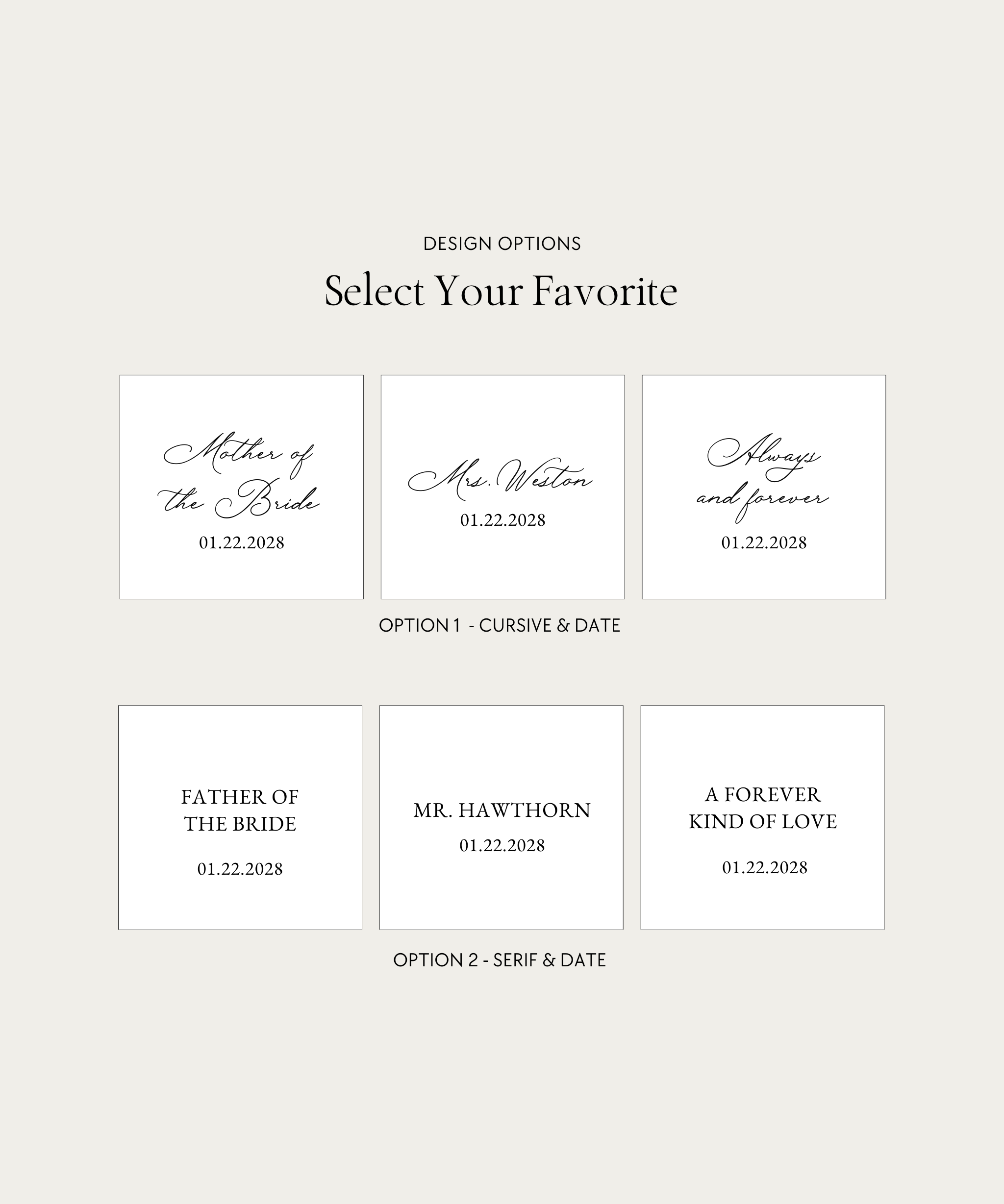 Perfume Lettering Service Design Options In Claire