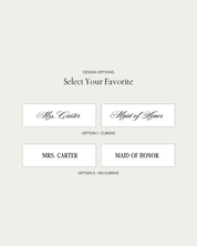 Blush Compact Lettering Design Options In Haven