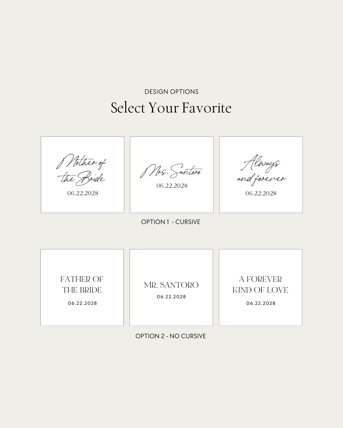 Perfume Lettering Service Design Options In Capri