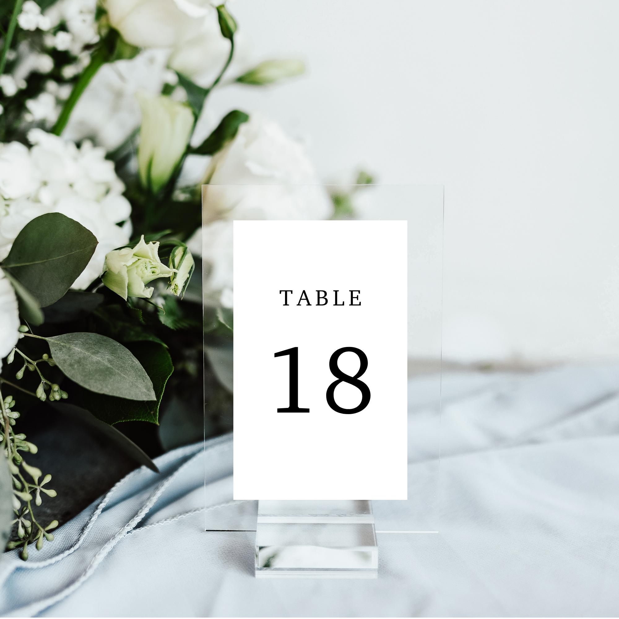 Wedding Photo Table Numbers