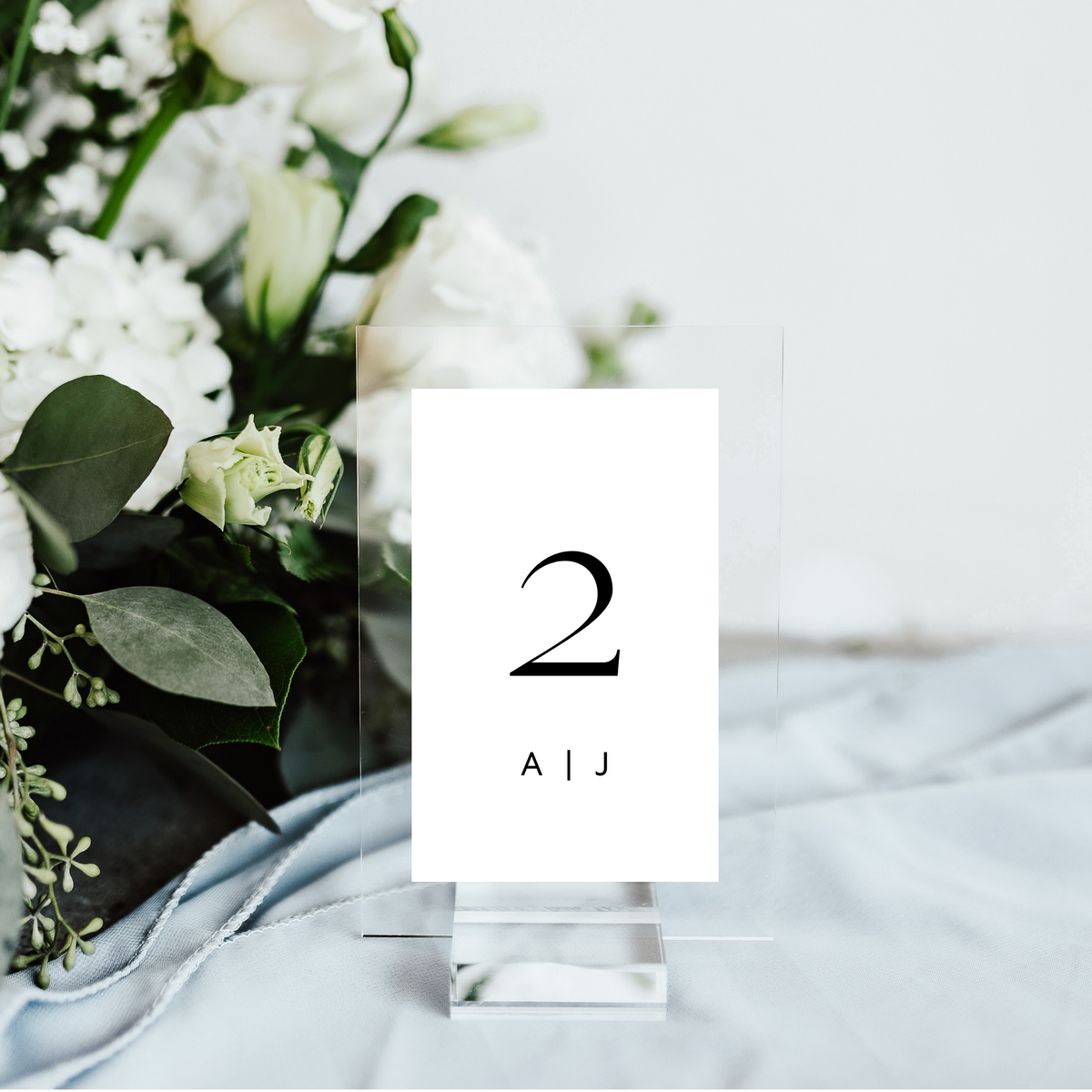 Wedding Photo Table Number