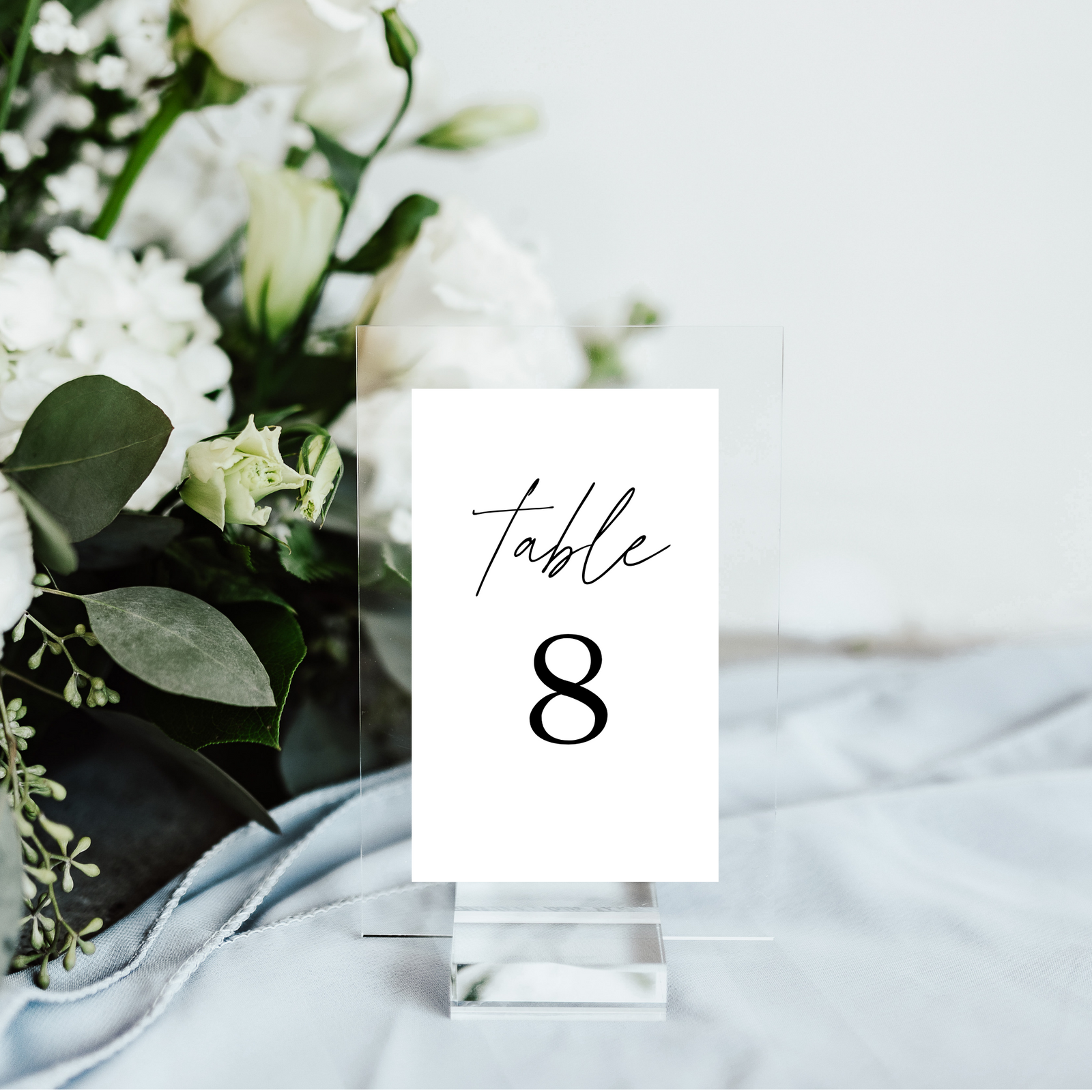 Wedding Photo Table Numbers