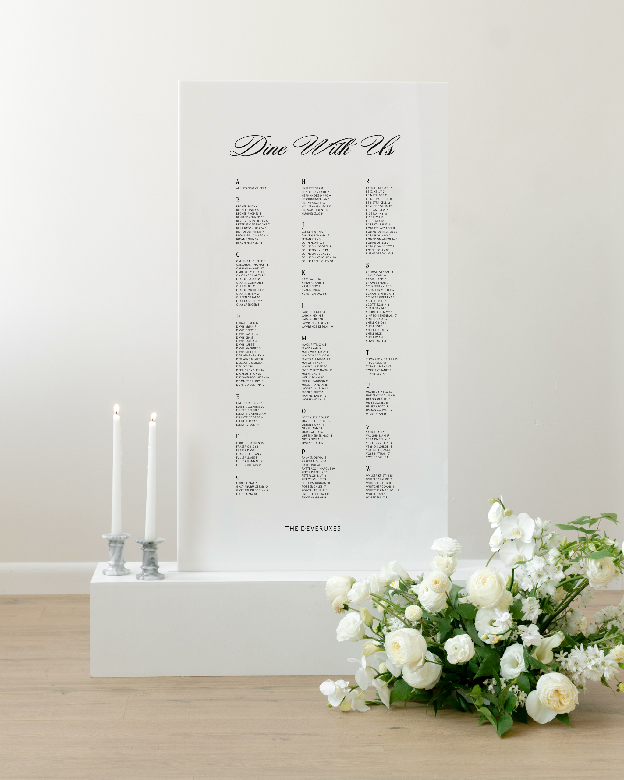 Seating Charts