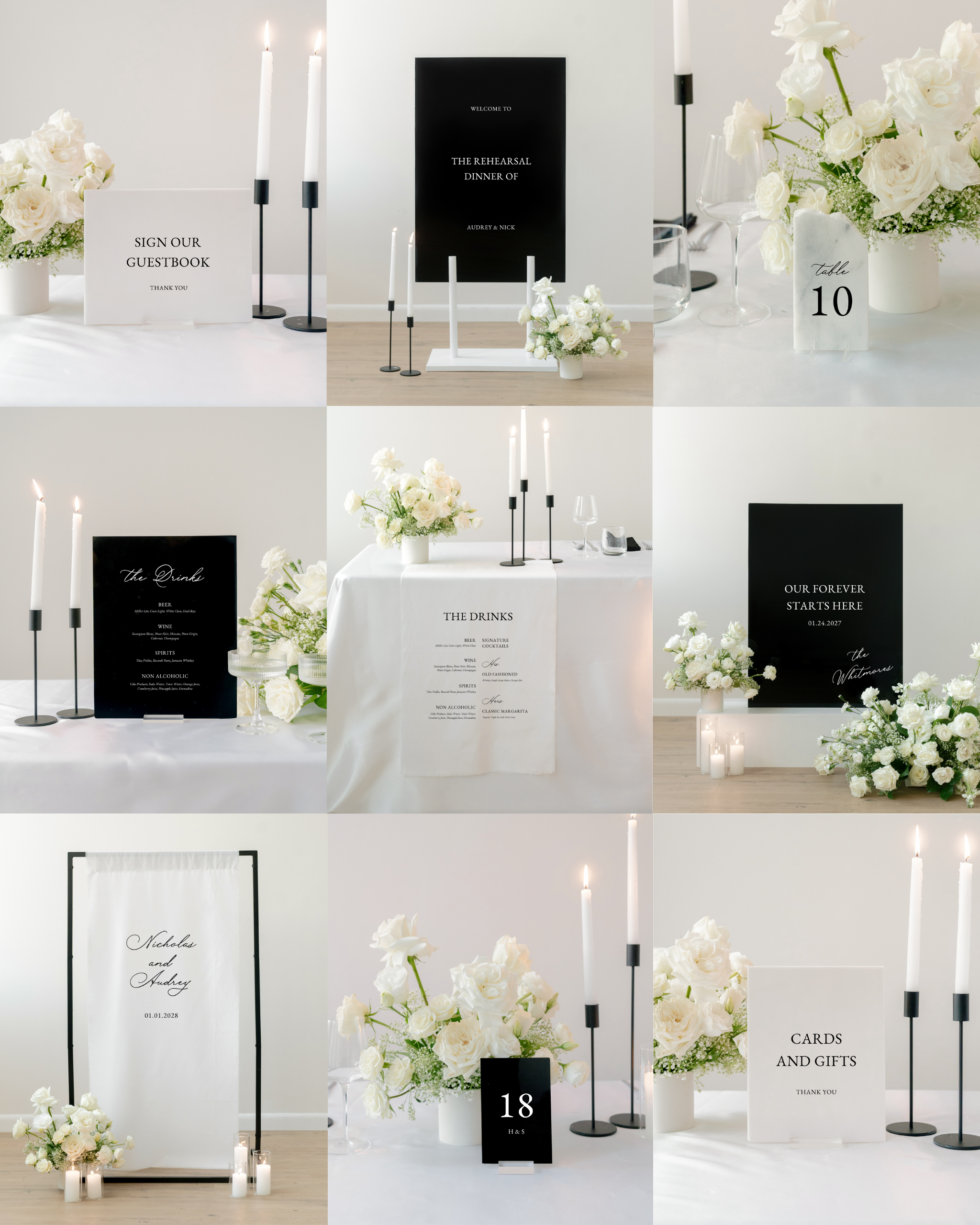 The Signature Wedding Sign Bundle