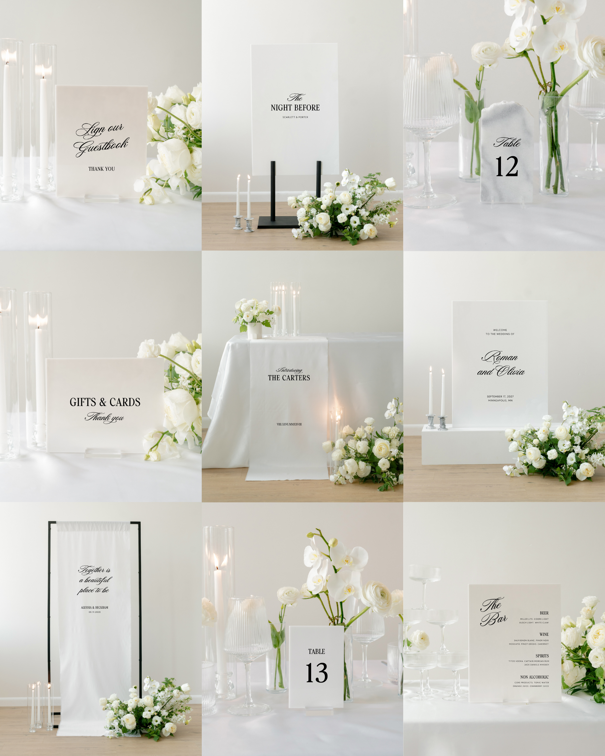 The Signature Wedding Sign Bundle