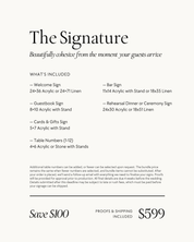 Claire | The Signature Wedding Sign Bundle