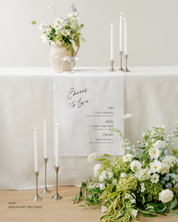 Linen Signature Drink Wedding Bar Sign In Capri