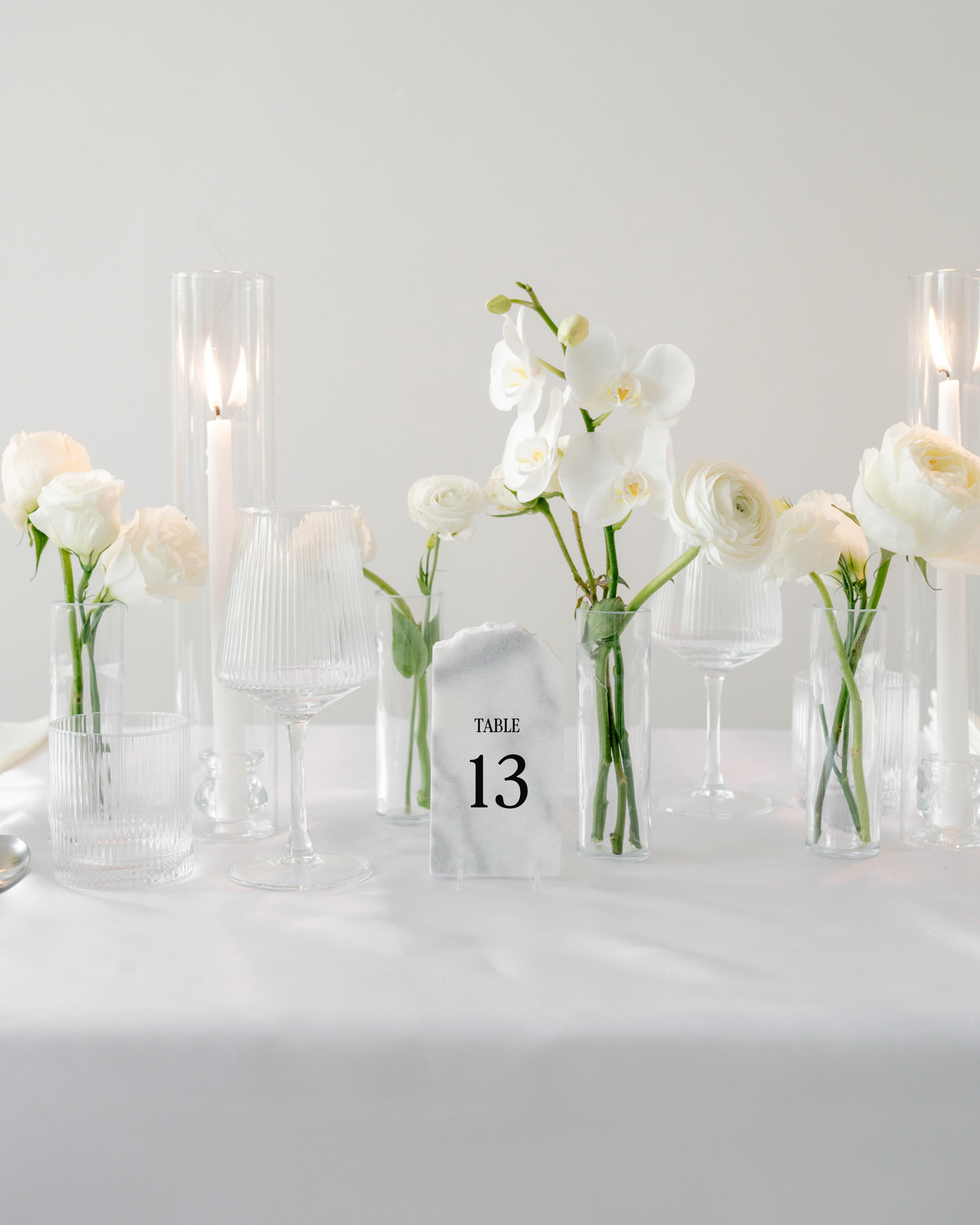 Stone Wedding Table Numbers In Haven