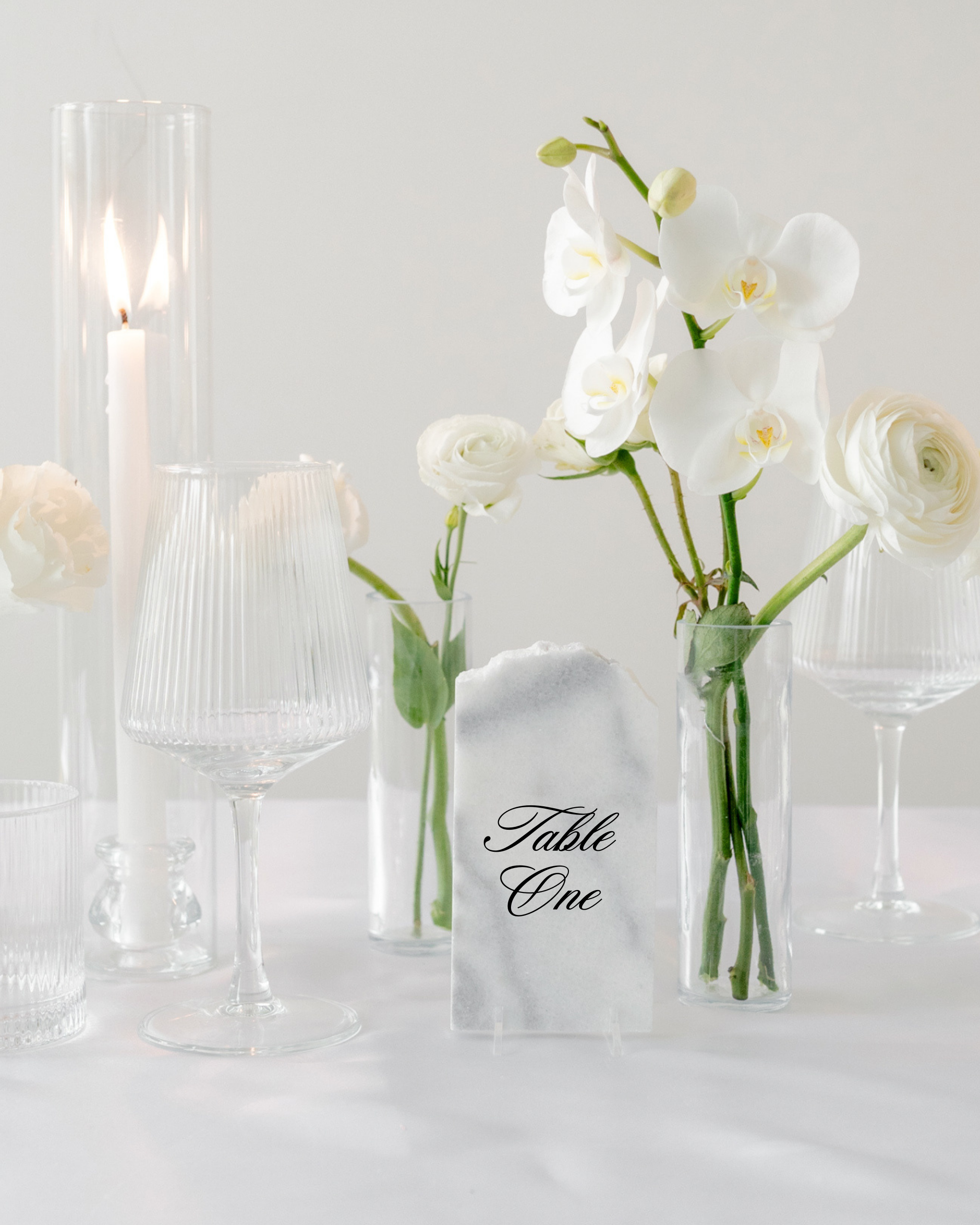 Stone Wedding Table Numbers In Haven