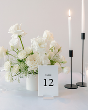 Acrylic Wedding Table Number Signs In Claire