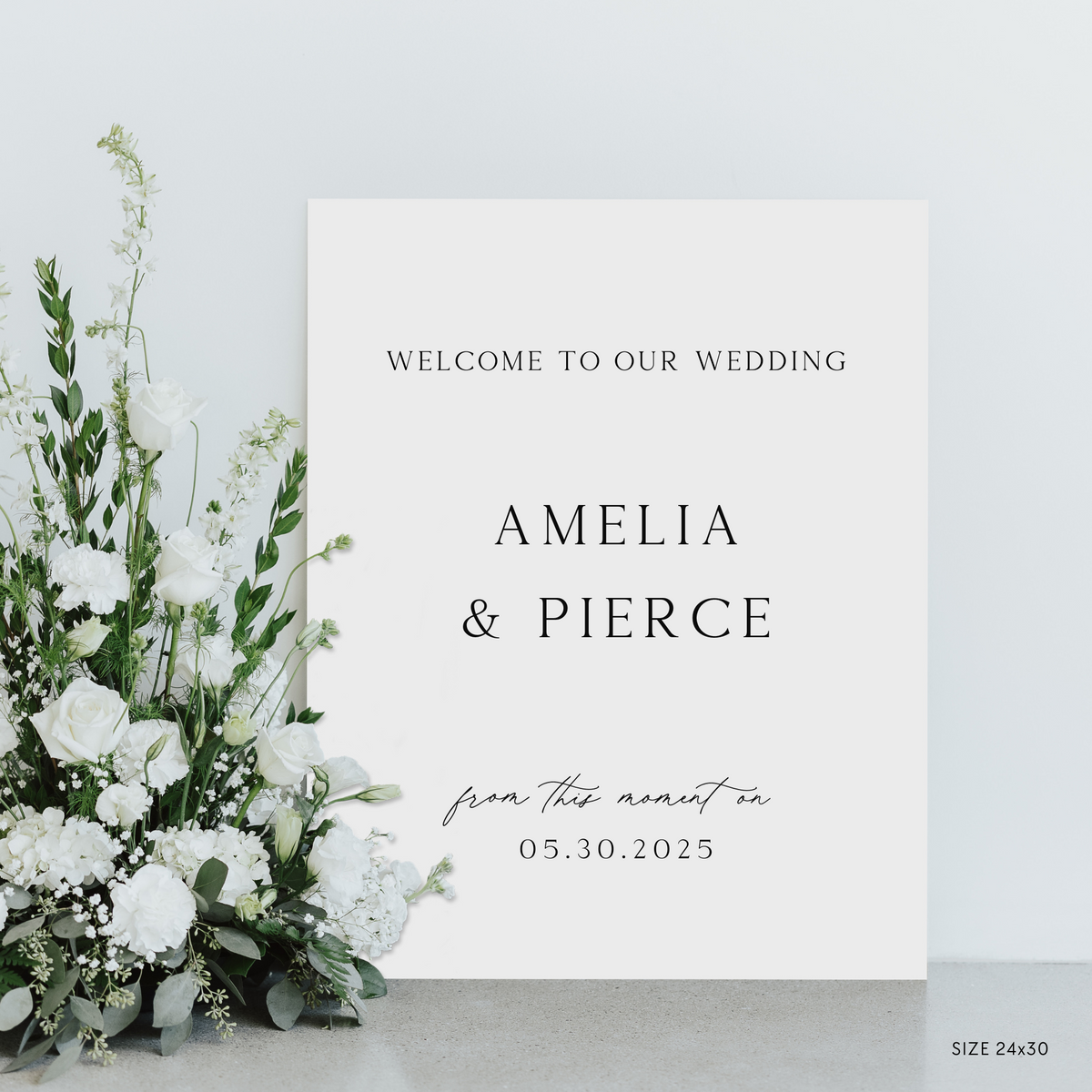 Wedding Welcome Sign