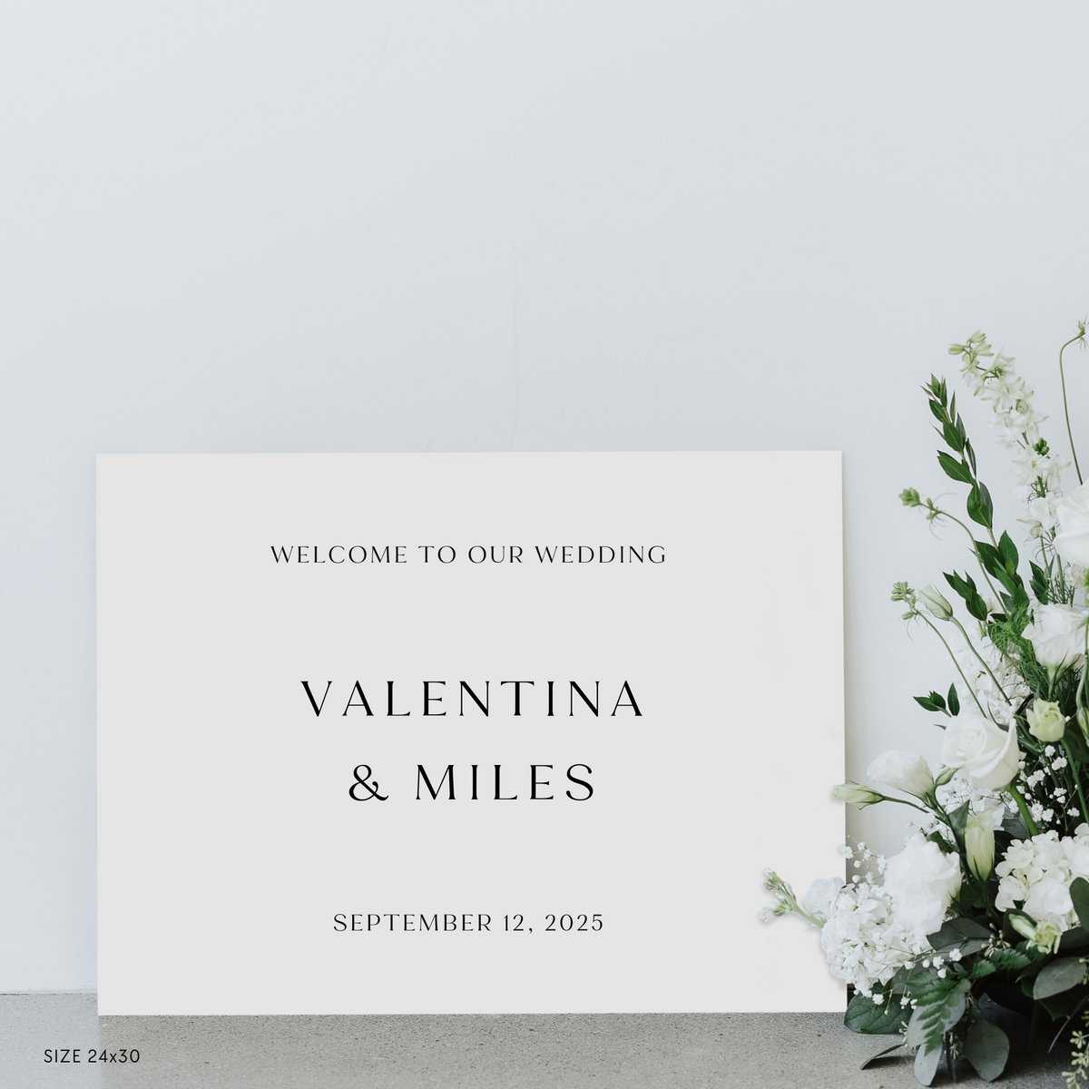 Welcome Wedding Sign