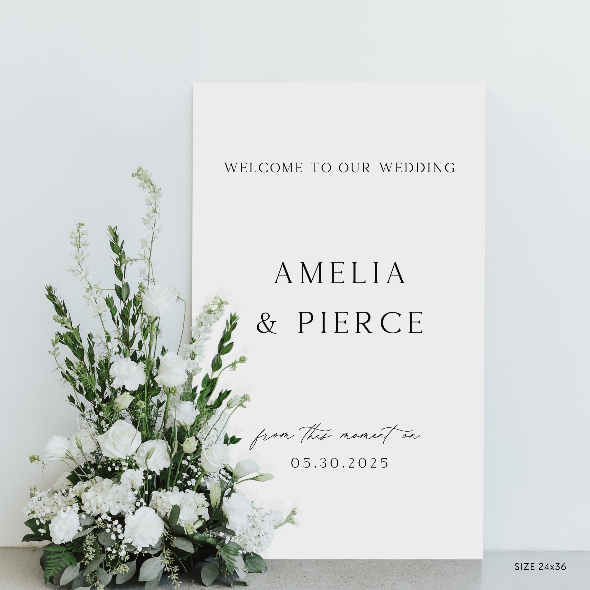 Wedding Welcome Sign