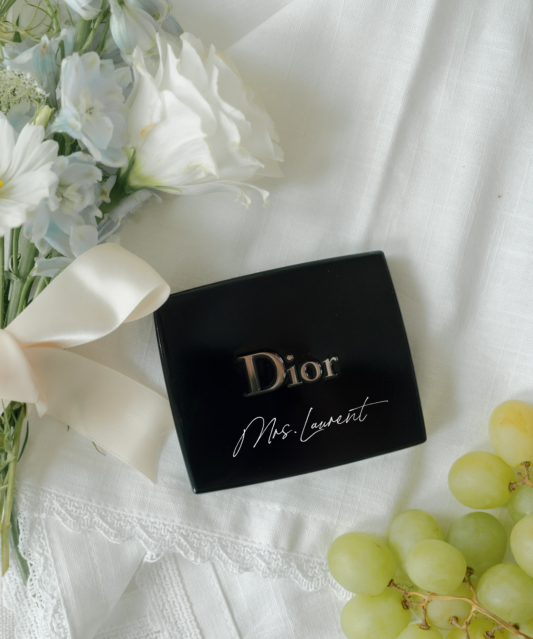 Acrylic Custom Blush Compact with Personalized Lettering 