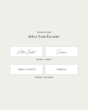 Acrylic Custom Lip Gloss Design Options Multiple Lettering Styles and Fonts