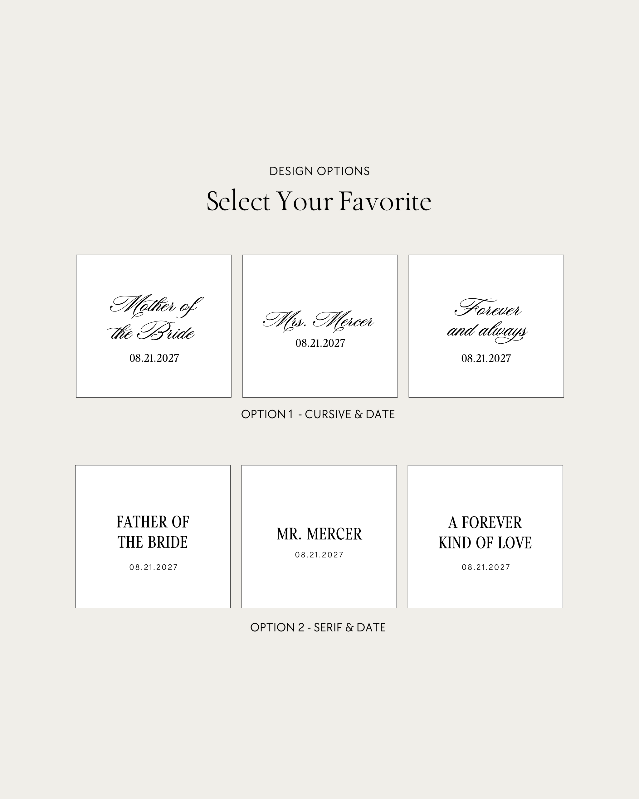Acrylic Custom Perfume With Personalized Lettering design options