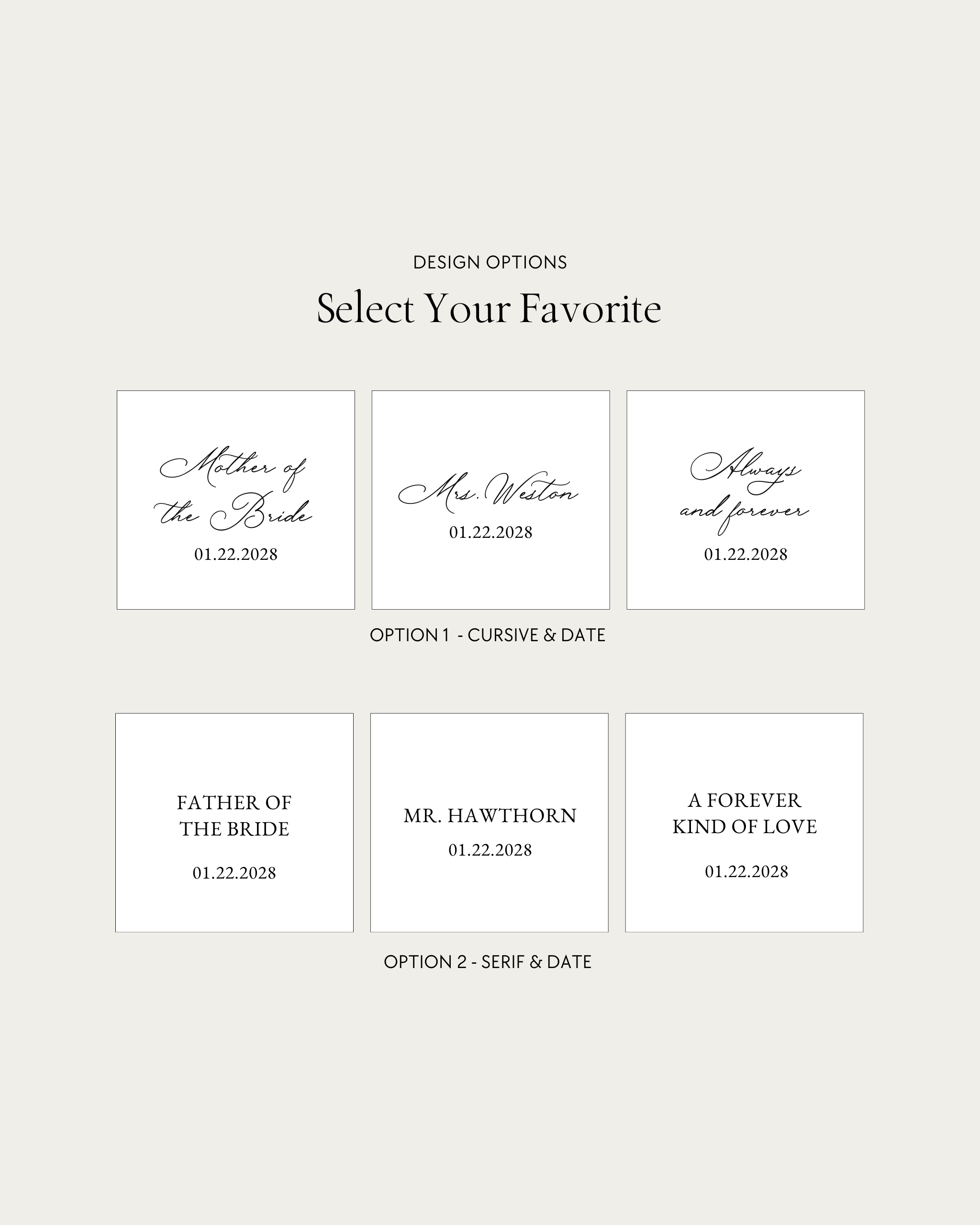 Acrylic Custom Perfume With Personalized Lettering design options select your favorite