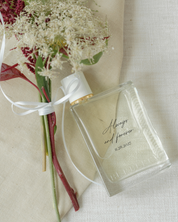 Acrylic Custom Perfume Bottle with Personalized Lettering Always And Forever