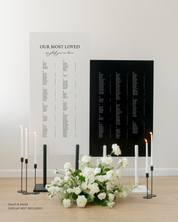 Acrylic Double Wedding Seating Chart Our Most Loved