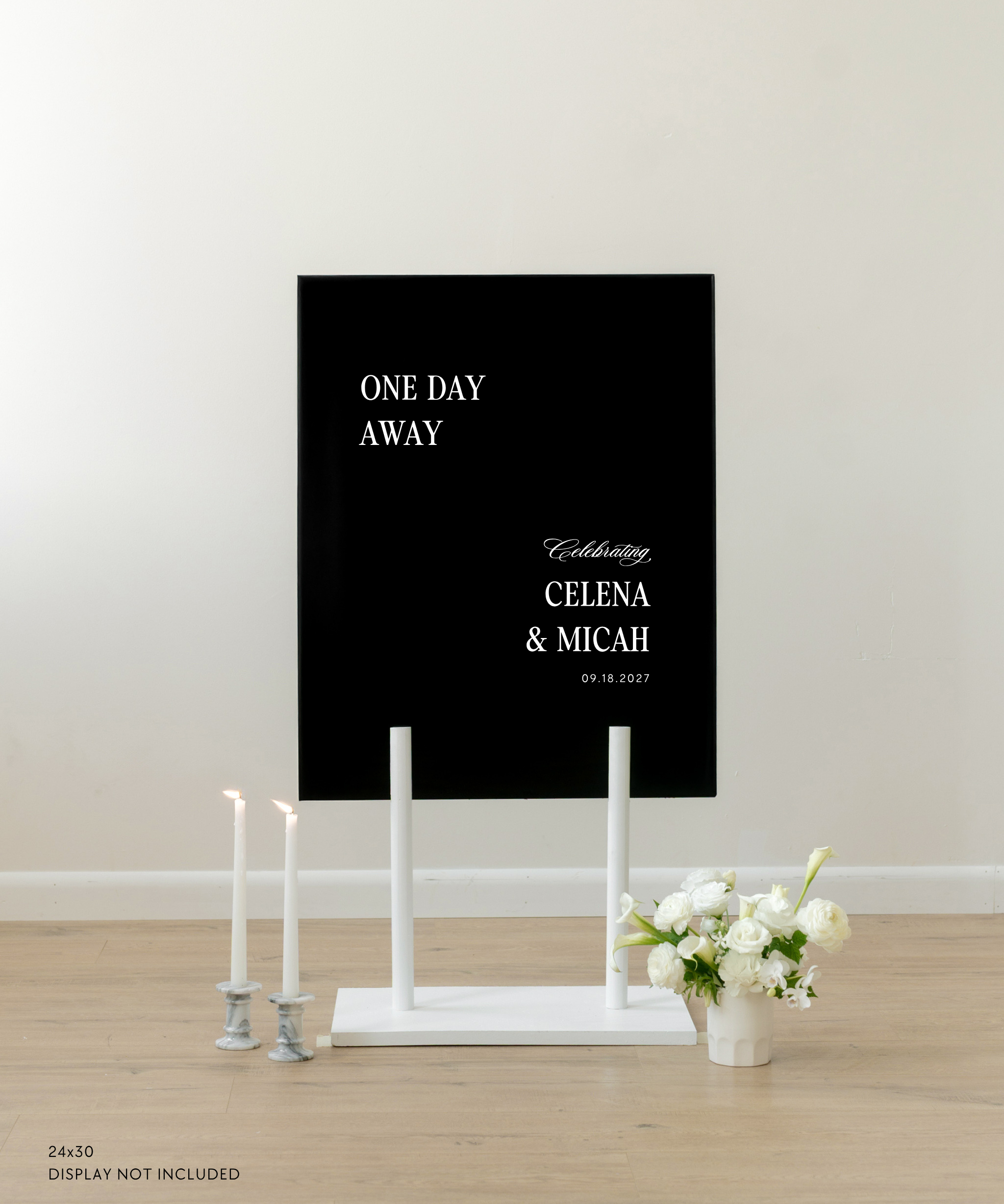 Acrylic Rehearsal Dinner Welcome Sign