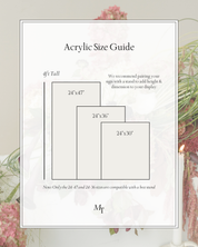 Acrylic Seating Chart Size Guide