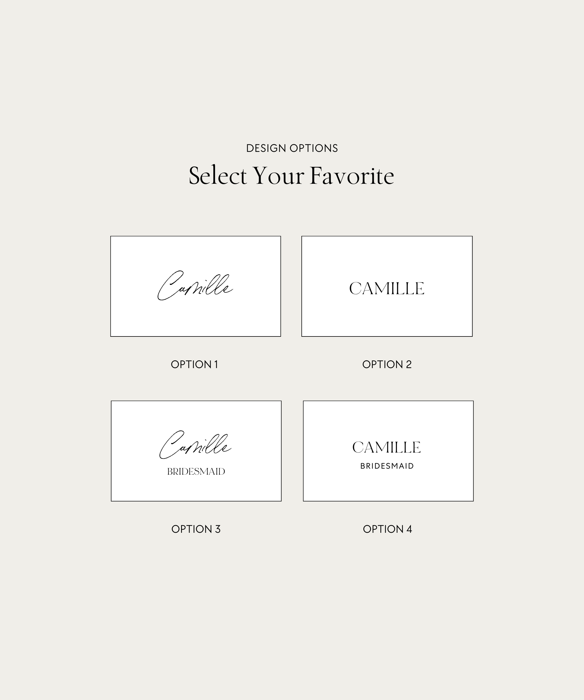 Acrylic Wedding Bridesmaid Hanger Design Options