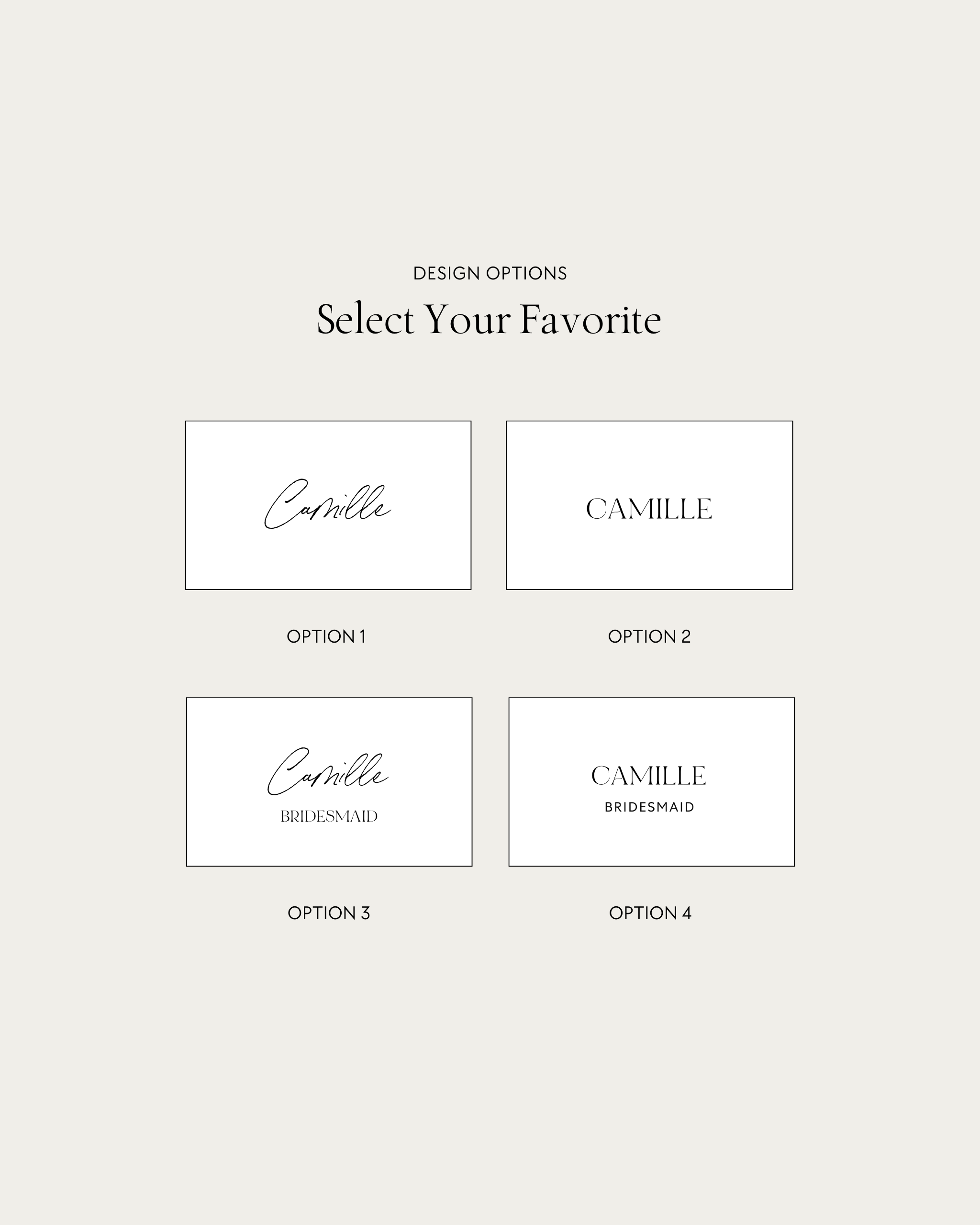 Acrylic Wedding Bridesmaid Hanger Design Options
