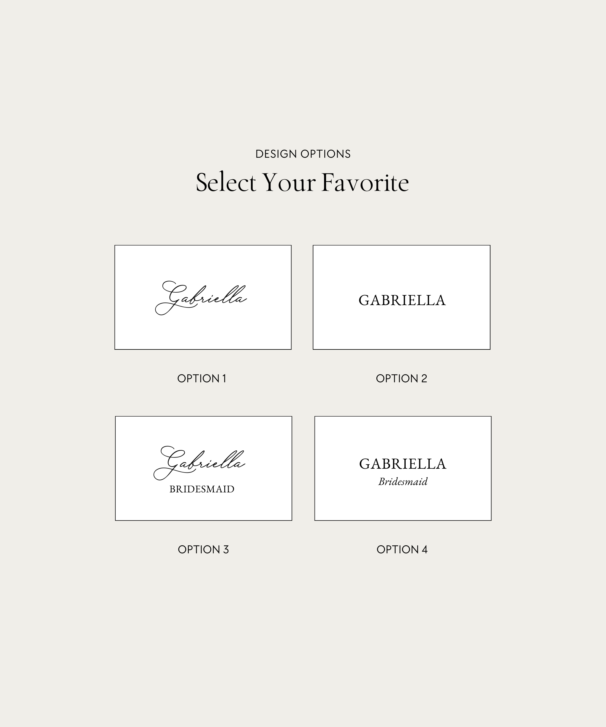 Acrylic Wedding Bridesmaid Hangers design options select your favorite
