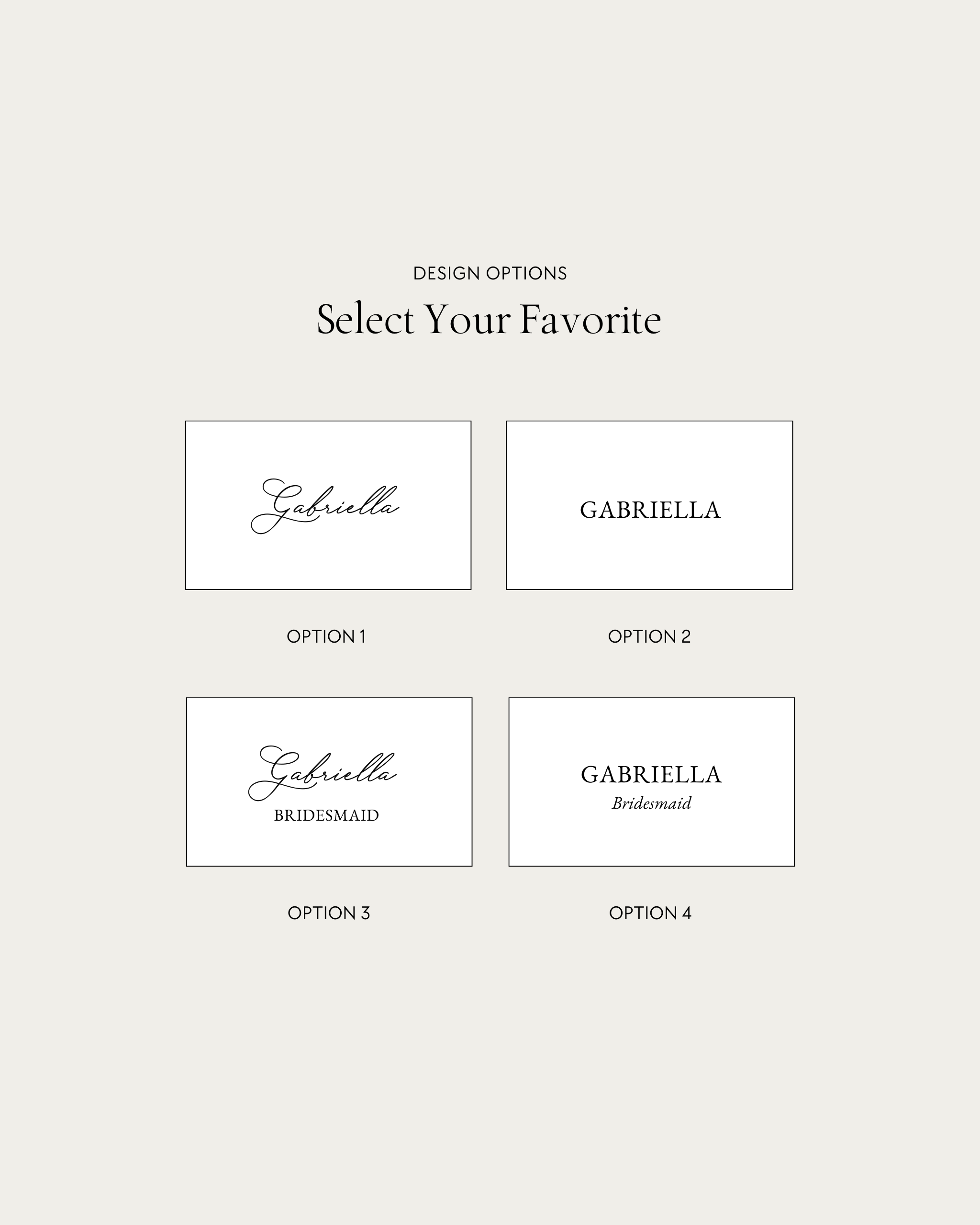 Acrylic Wedding Bridesmaid Hangers design options select your favorite
