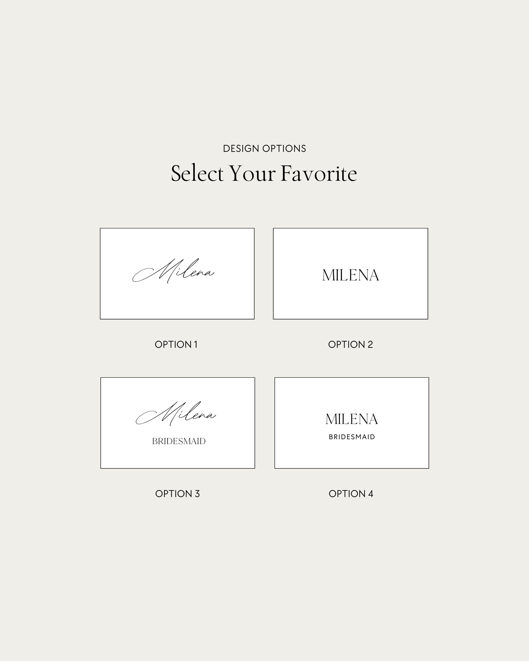 Acrylic Wedding Bridesmaid Hangers Design Options
