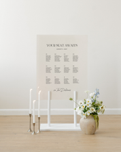 Acrylic Wedding Seating Chart 