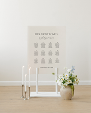 Acrylic Wedding Seating Chart