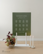 Acrylic Wedding Seating Chart 