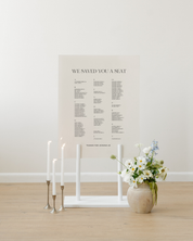 Acrylic Wedding Seating Chart