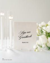 Acrylic Wedding Guestbook Sign