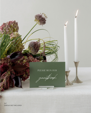 Acrylic Wedding Guest Book Sign