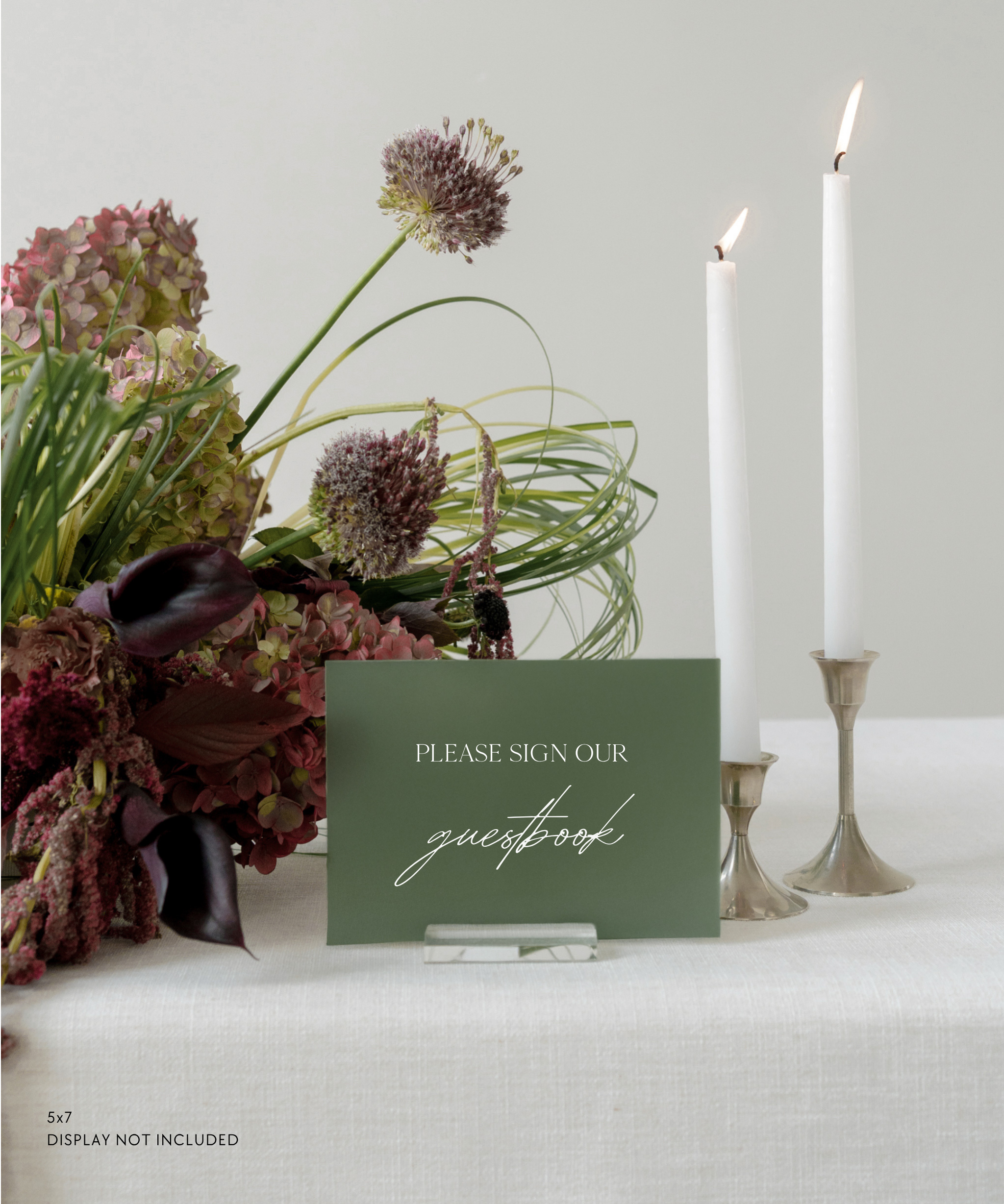 Acrylic Wedding Guest Book Sign