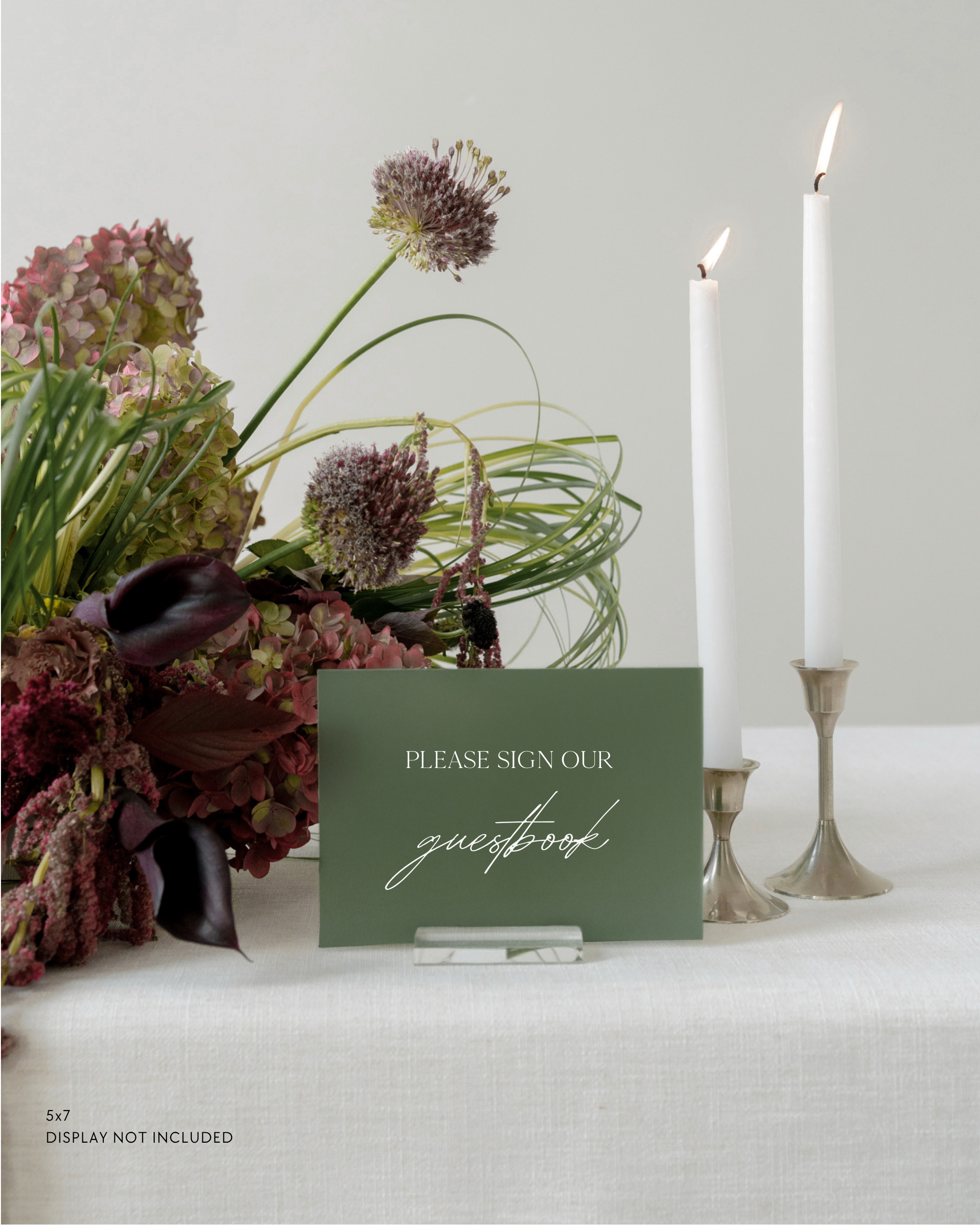 Acrylic Wedding Guest Book Sign
