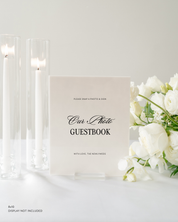 Acrylic Wedding Photo Guestbook Sign