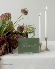Acrylic Wedding Reserved Sign