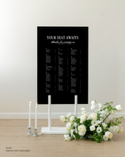 Acrylic Wedding Seating Chart 