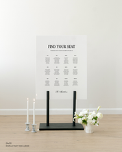Acrylic Wedding Seating Chart