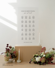 Acrylic Wedding Seating Chart 